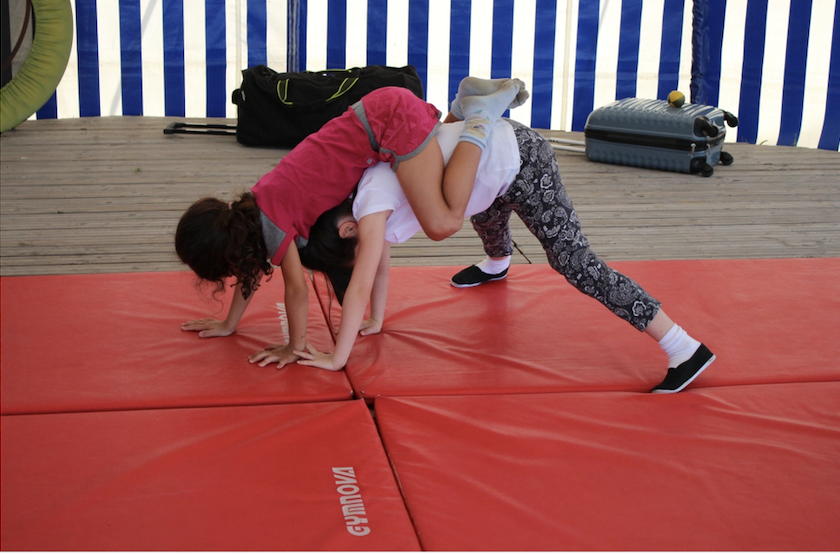 Cirque et trampoline